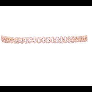 Armure Pavé Curb Choker Necklace